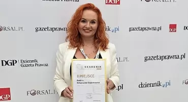 Sukces Konina w ogólnopolskim rankingu. Ewelina Ostajewska-Szwankowska wśród najlepszych skarbników w Polsce