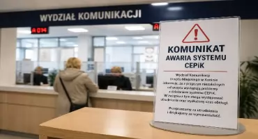 Awaria systemu CEPiK. Utrudnienia w Wydziale Komunikacji w Koninie, mieszkańcy muszą uzbroić się w cierpliwość