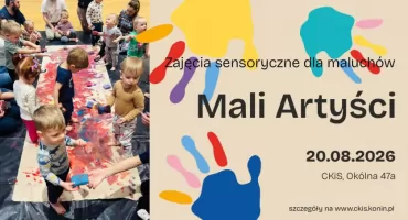 Mali Artyści na zajęciach sensorycznych 