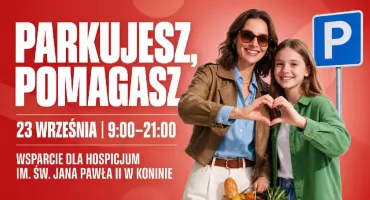 Wystarczy zaparkować, aby pomóc. FERIO Konin wesprze lokalne hospicjum