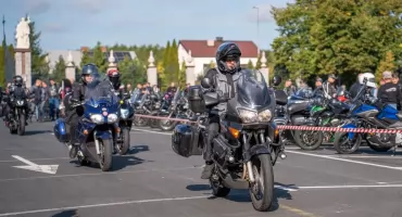 Setki motocykli w Licheniu. Motocykliści wspólnie zakończyli sezon