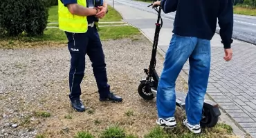 Przeciął linkę i odjechał hulajnogą. Dwa dni później wpadł podczas jazdy