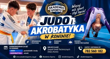 Judo i akrobatyka w Koninie! Akademia Sportu stawia na rozwój dzieci i młodzieży